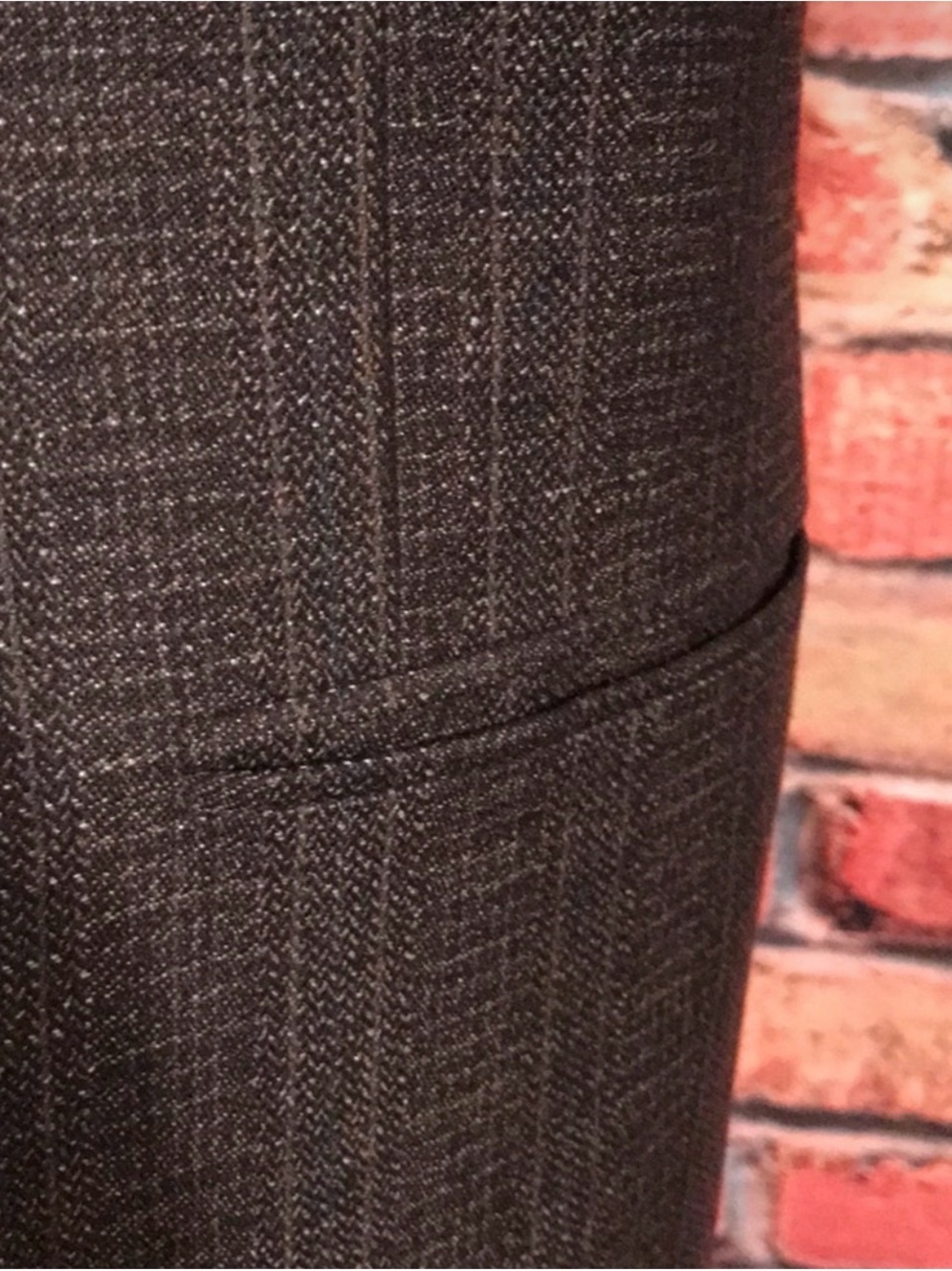 Vintage Louis Roth 46S Sport Coat Brown Blue Wool Blazer Tapered Fit Exc Cond! - Picture 8 of 13